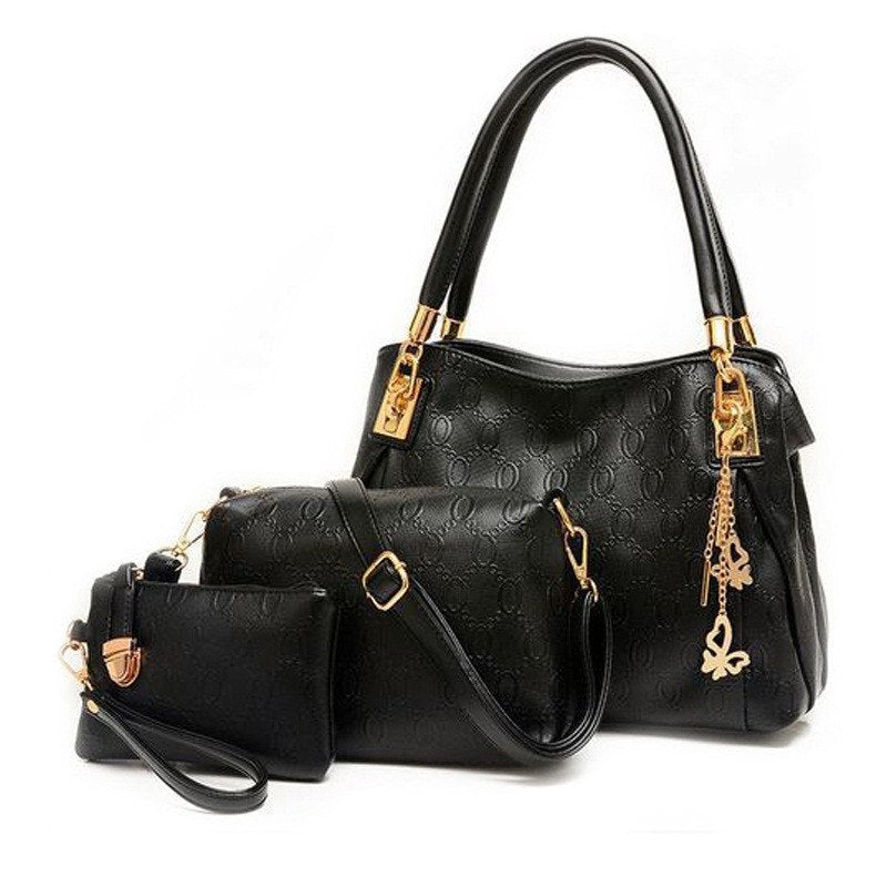 3 Pc Set - Butterfly Chain Travel Bags