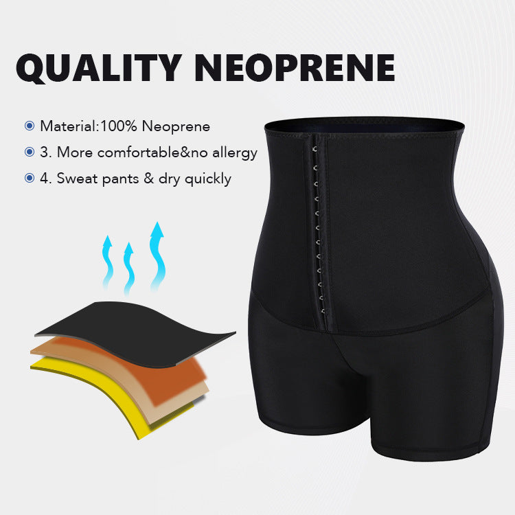 Silver-Coated Body Sculpting Fitness Shorts