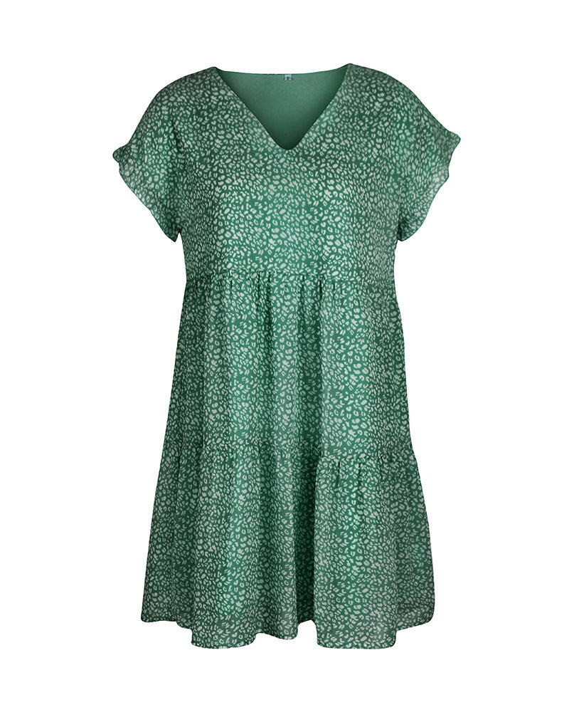 Summer Elegant A-Line Skirt Loose Chiffon