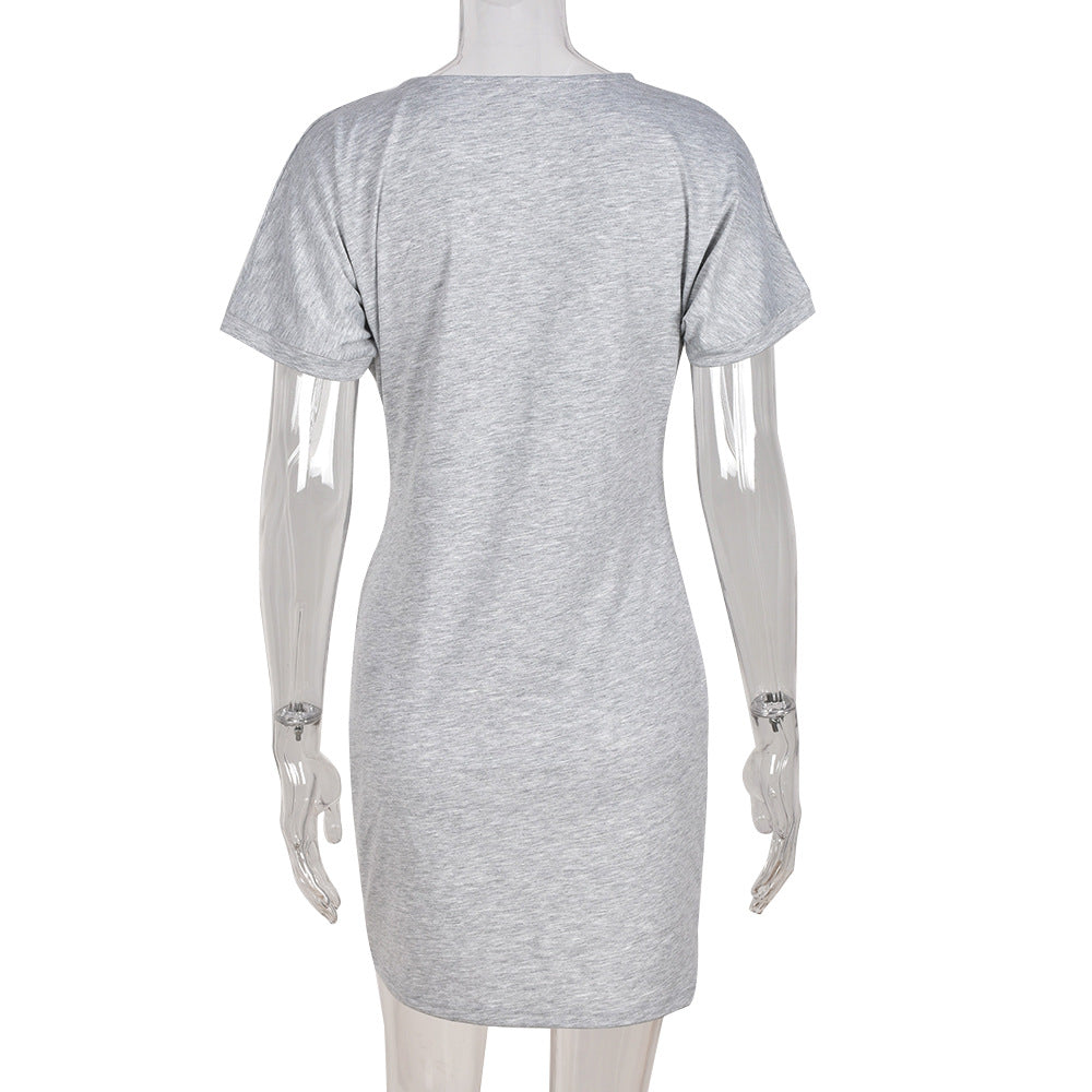 Summer Casual Round Neck Dress