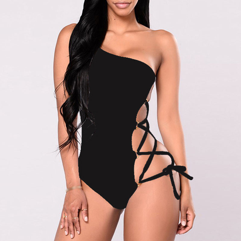 Tie Me Up Off Shoulder Monokini