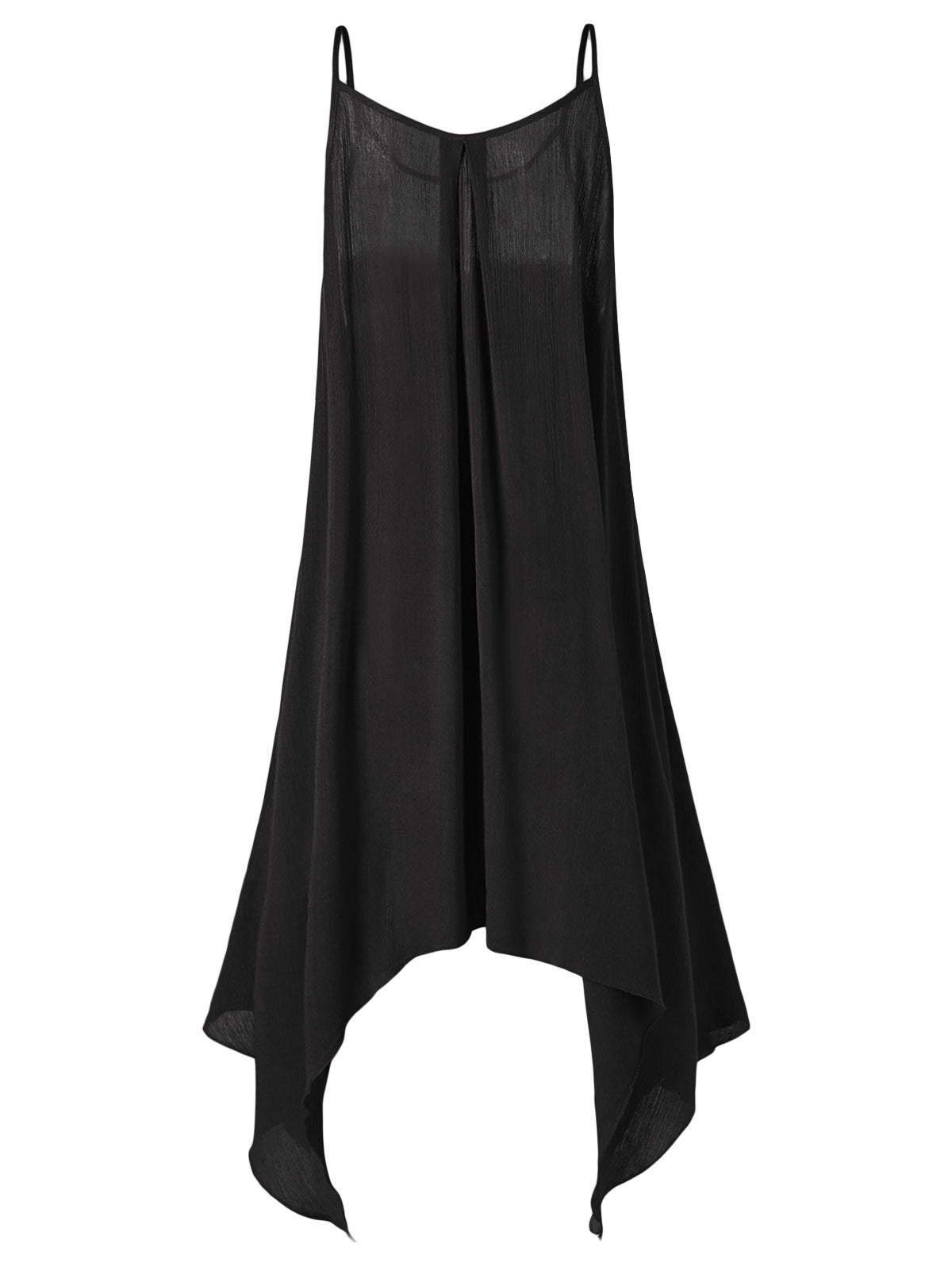 Lovely Lace Embellished Asymmetrical Slip Dress