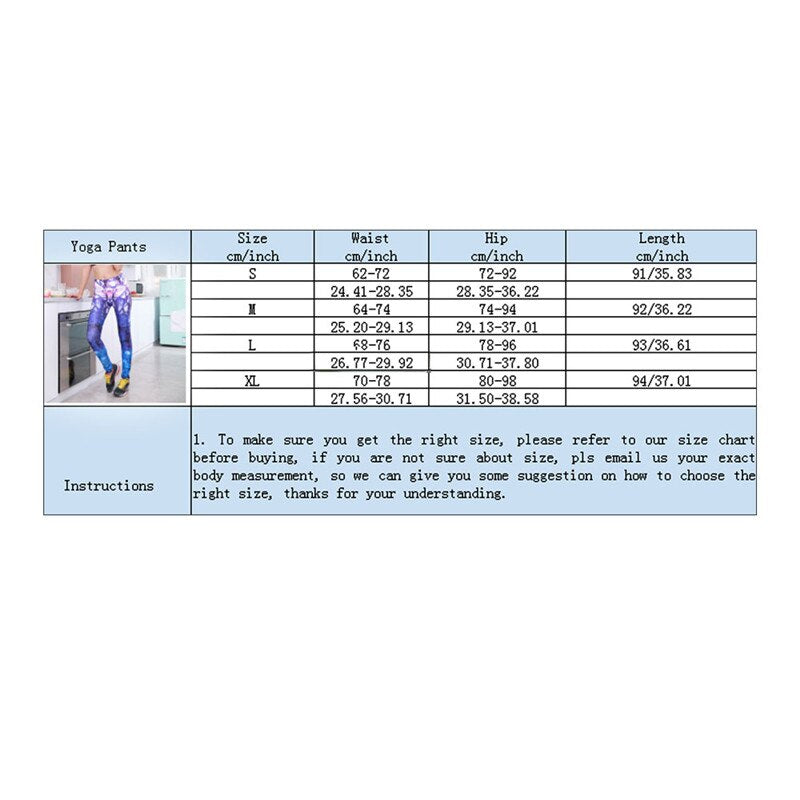Sublimation Leggings Yoga Fitness Leggings