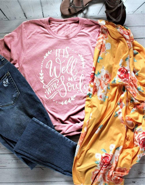 'It Is Well With My Soul' Graphic T-Shirt