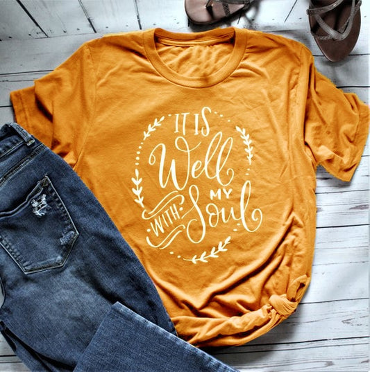 'It Is Well With My Soul'  Graphic T-Shirt