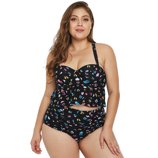 Coy & Cute High Waist Tankini