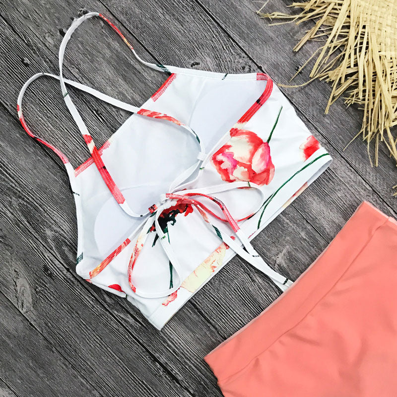 Sexy High Waist Tankini