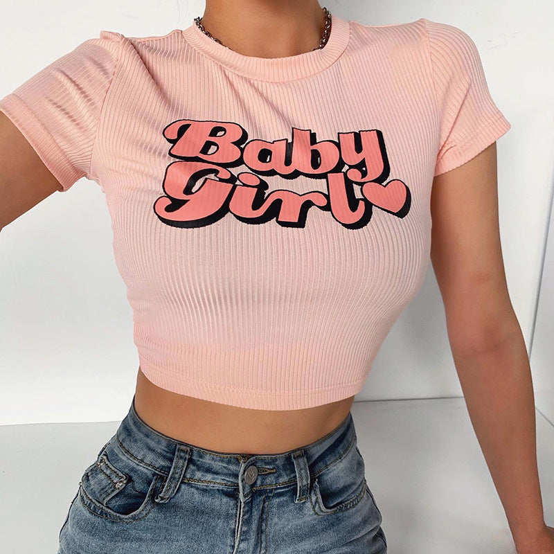 Baby Girl Crop Top T-Shirt