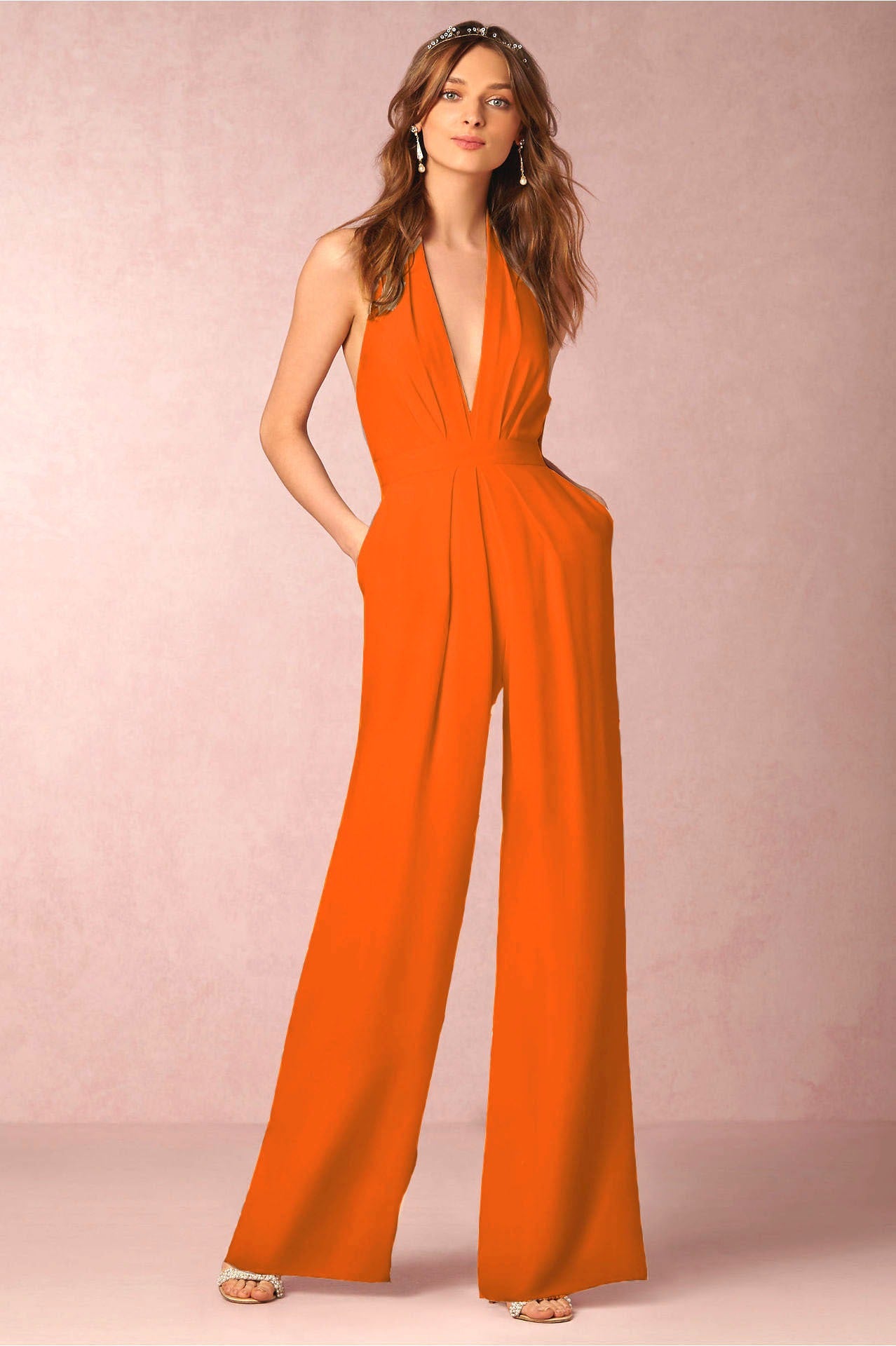 Spring Fling Flowing Jumpsuit