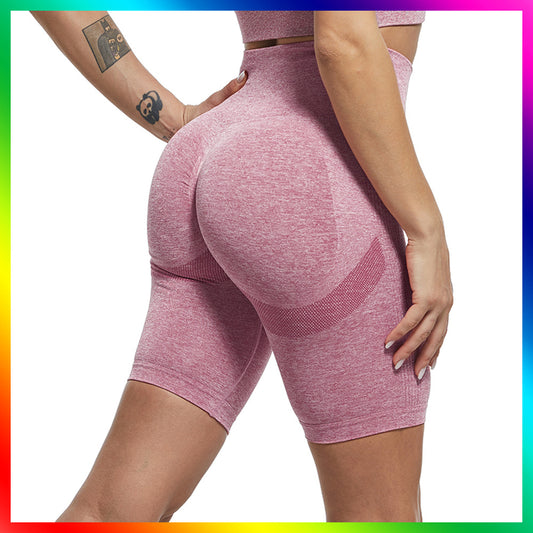 Yoga Shorts High Waist Tummy Control Quick-Drying