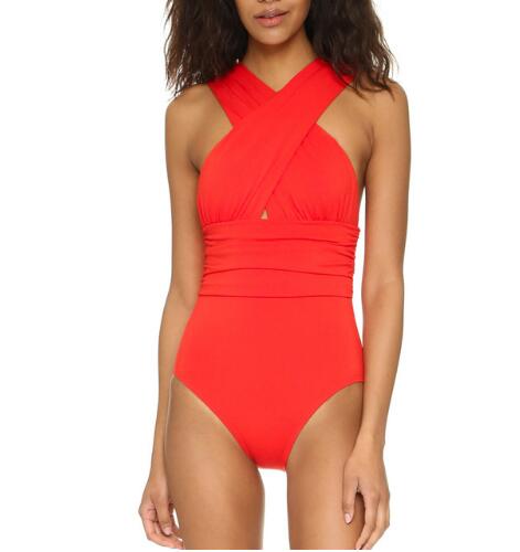 Sexy Cross Halter One Piece