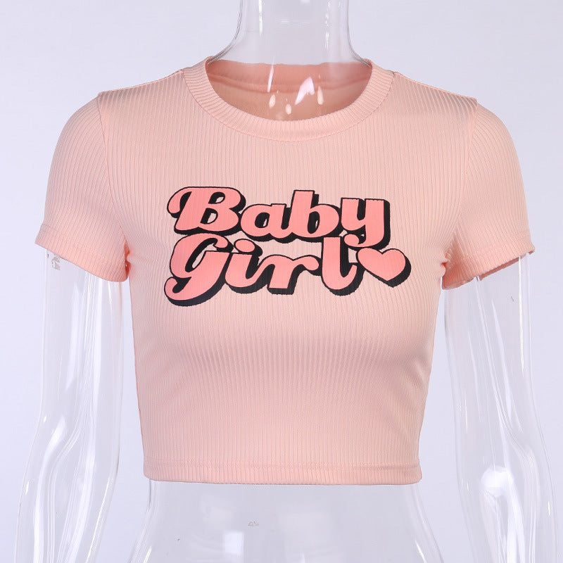 Baby Girl Crop Top T-Shirt