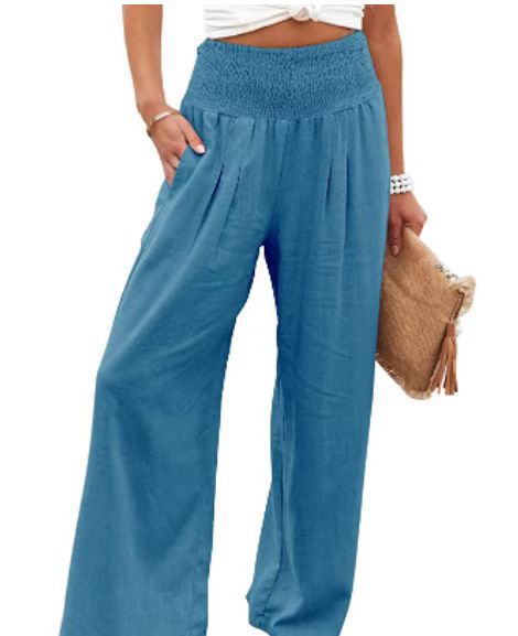 Spring Fling Linen Wide Leg Pants