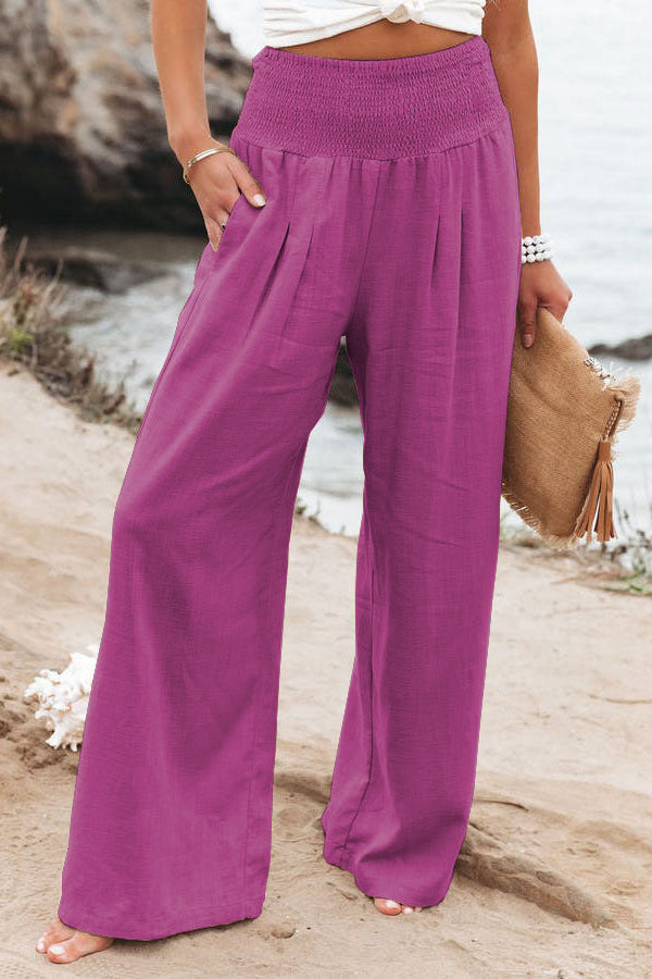 Spring Fling Linen Wide Leg Pants