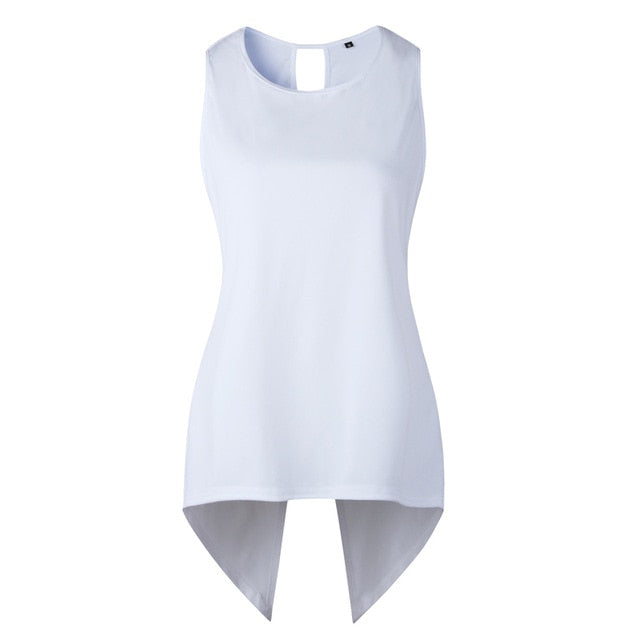 Crossback Casual Sleeveless Shirt