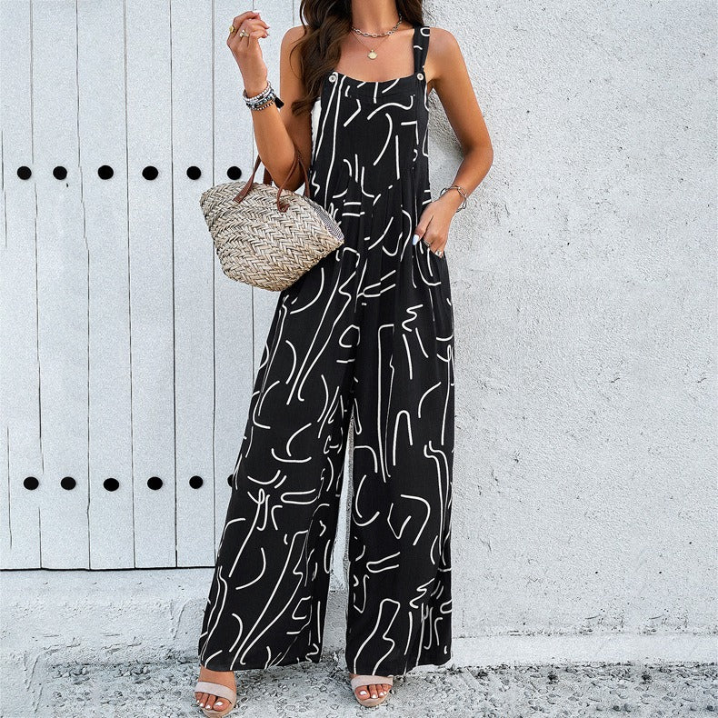 Spring To Summer Wide Leg Jumpsuit