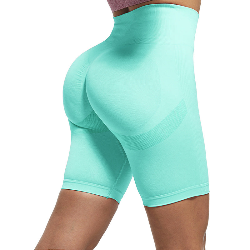 Yoga Shorts High Waist Tummy Control Quick-Drying