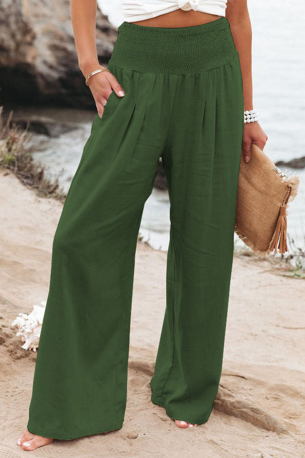 Spring Fling Linen Wide Leg Pants