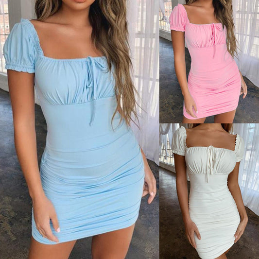 Sweet & Sexy Puff Sleeve Off the Shoulder Dress