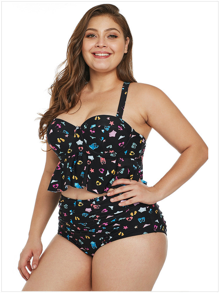 Coy & Cute High Waist Tankini