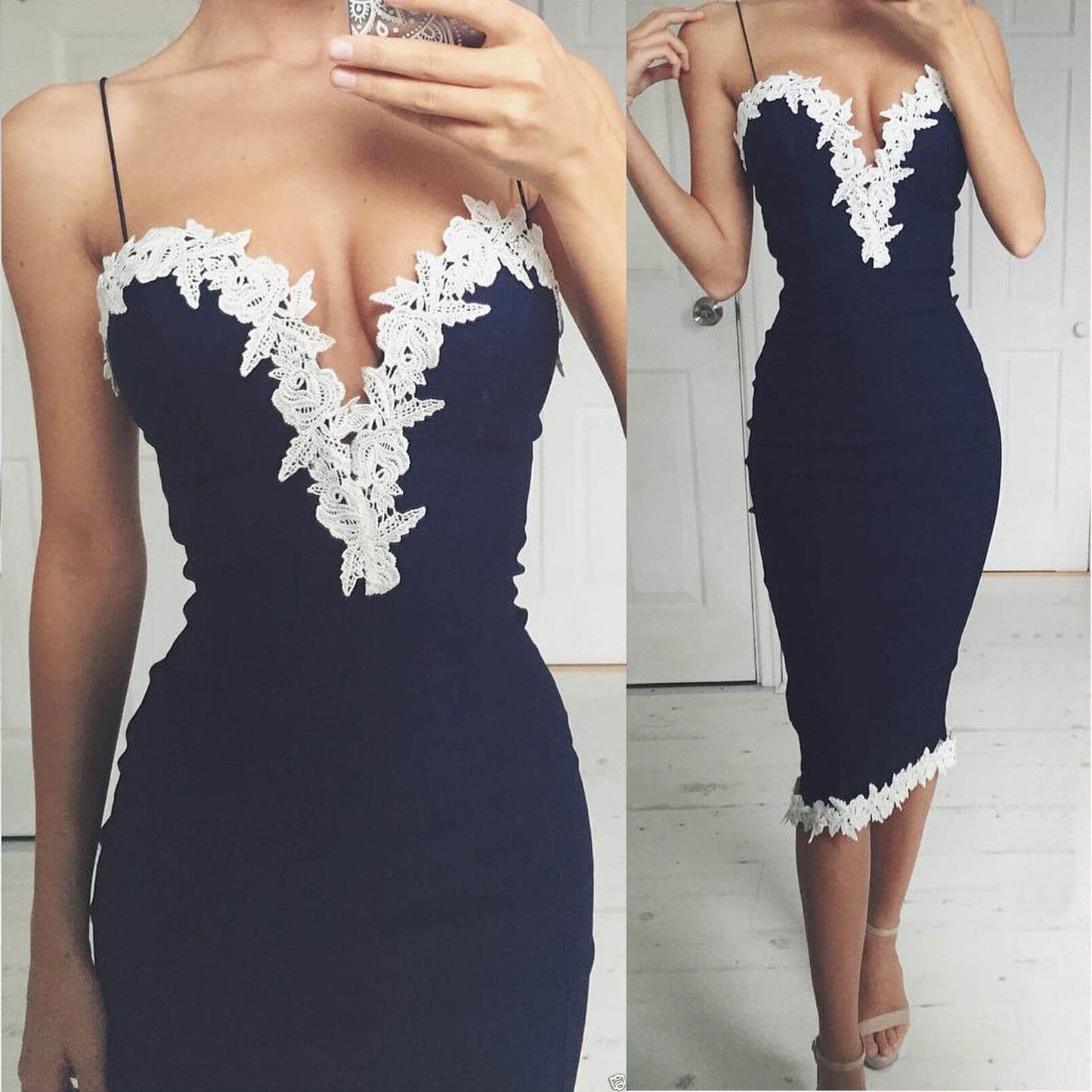 Sexy Summer Spaghetti Strap Bodycon Dress