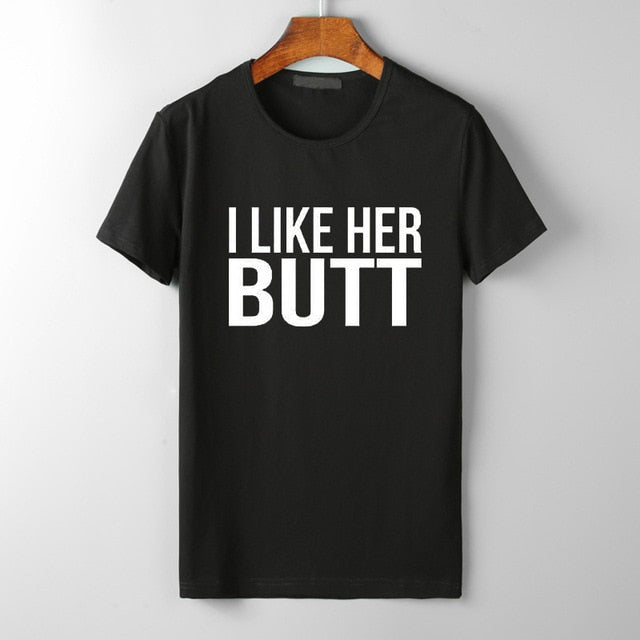 'I Like His Beard 'I Like Her Butt' T Shirt