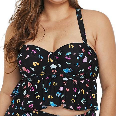 Coy & Cute High Waist Tankini