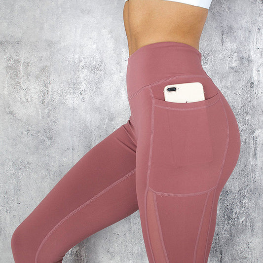 Yoga Pants - Pocket & High Waist Leggings