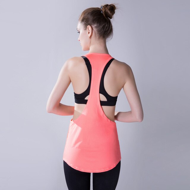 Racerback Loose Sleeveless Fitness Shirt