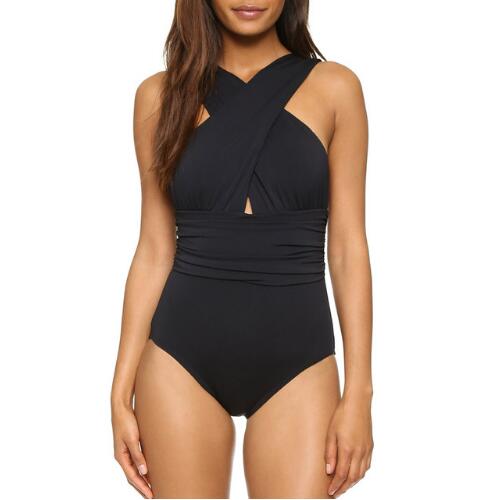 Sexy Cross Halter One Piece