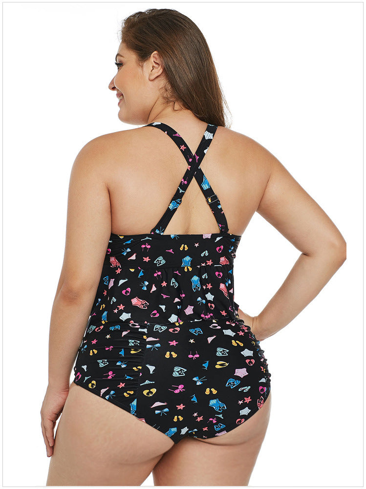 Coy & Cute High Waist Tankini