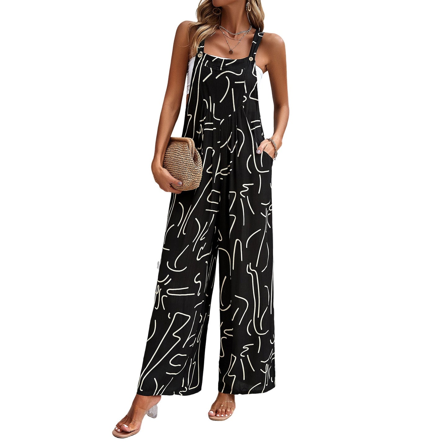 Spring To Summer Wide Leg Jumpsuit