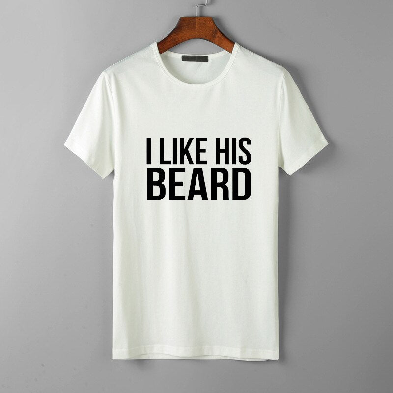 'I Like His Beard 'I Like Her Butt' T Shirt