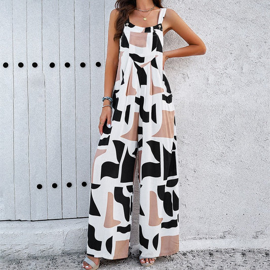 Spring To Summer Wide Leg Jumpsuit