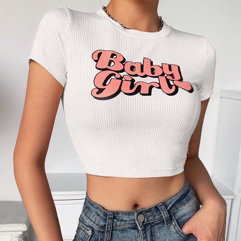 Baby Girl Crop Top T-Shirt