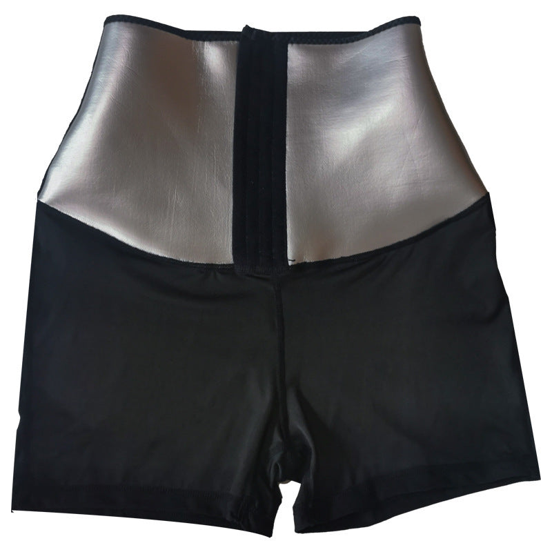 Silver-Coated Body Sculpting Fitness Shorts