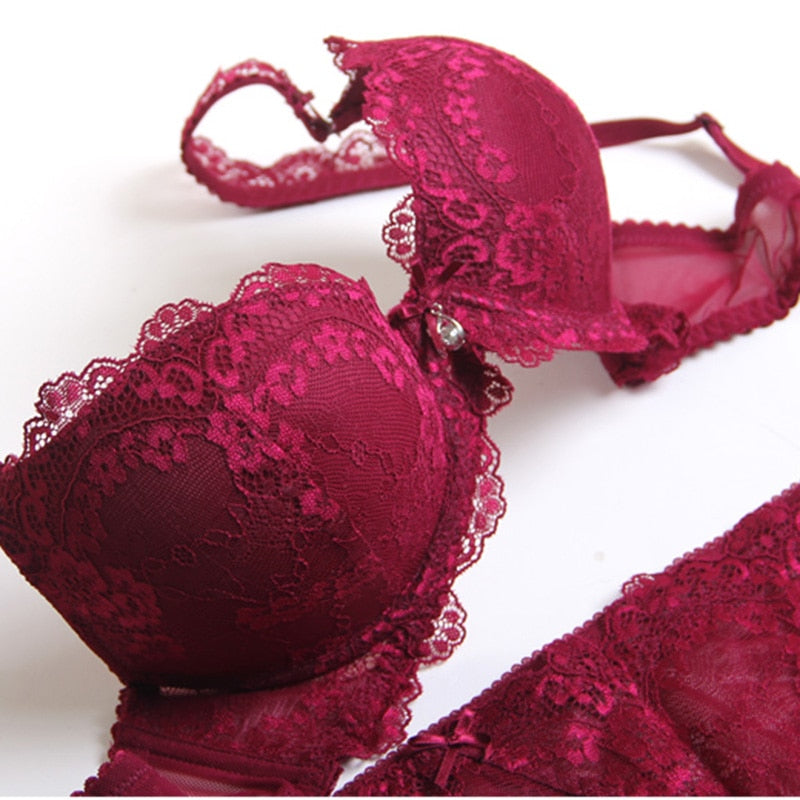 Sweet & Sexy Lace Push up Bra & Panty Set