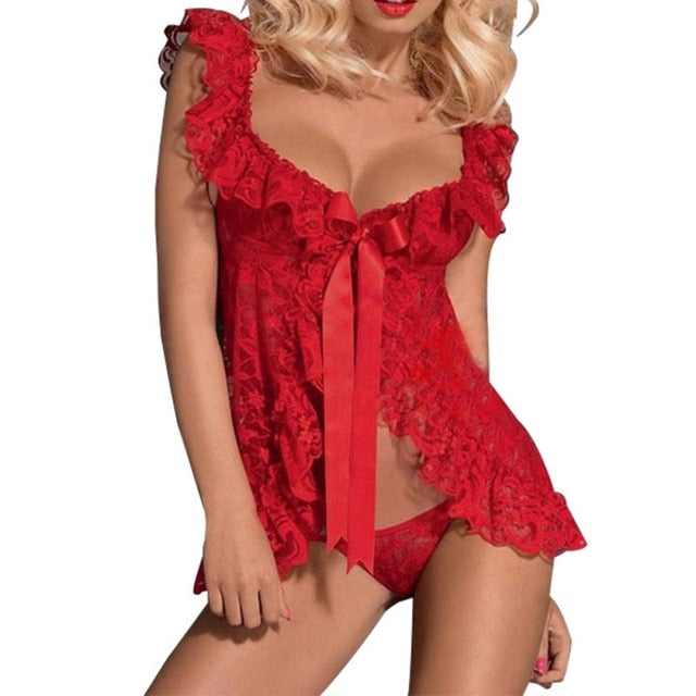 Ruffles Galore Sexy Lace Lingerie