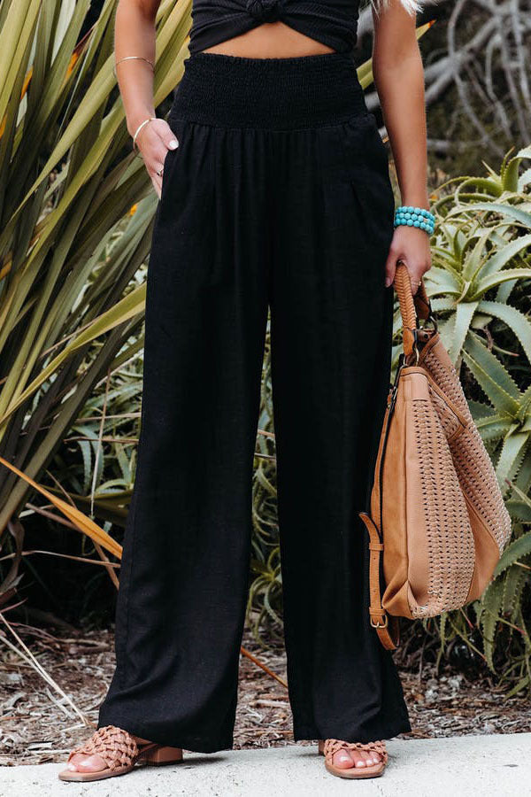 Spring Fling Linen Wide Leg Pants