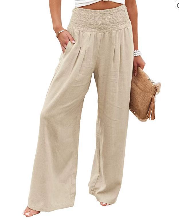 Spring Fling Linen Wide Leg Pants