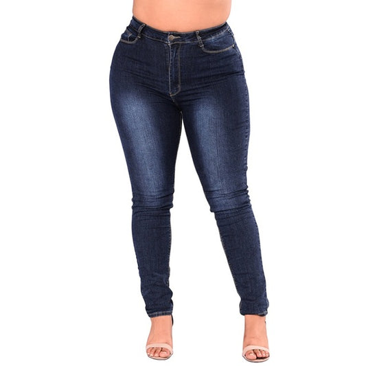 High Waist Stretch Jeans - Up to 5X