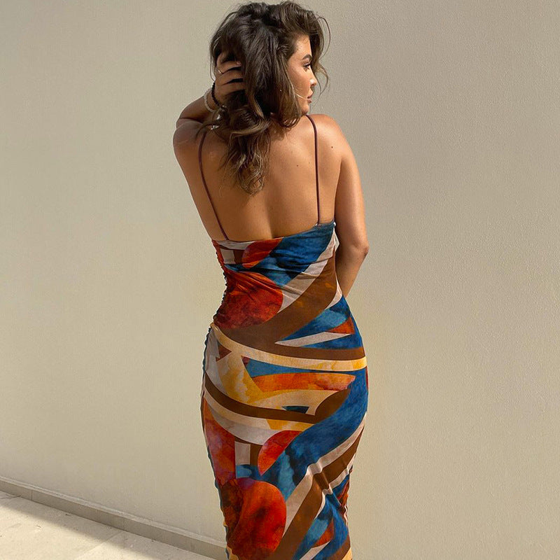 Sexy & Sophisticated Printed Bodycon Pencil Dress